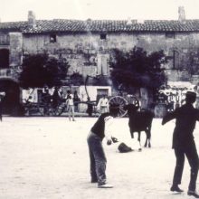 Course de taureaux vers 1900